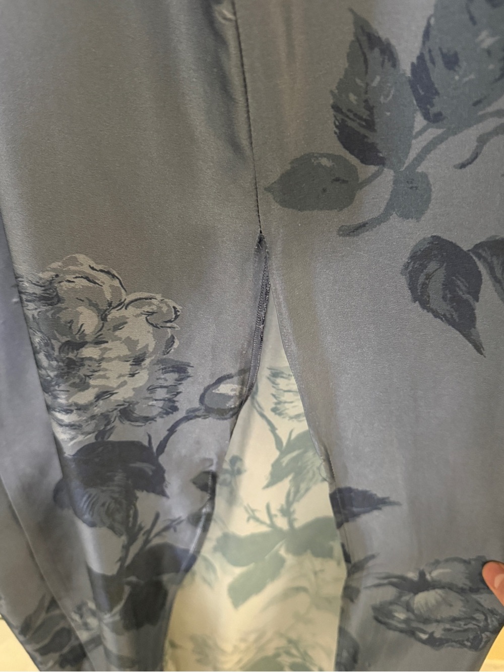 Reformation Slate Blue Floral Maxi Slip Dress - Picture 3 of 4